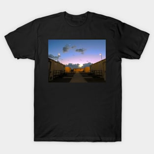 the moon in blue hour T-Shirt
